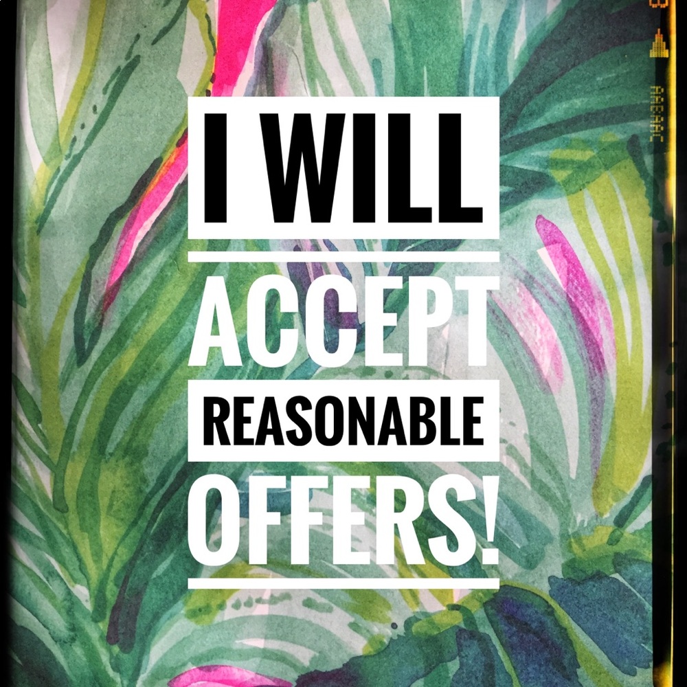 I will accept all reasonable offers!!!